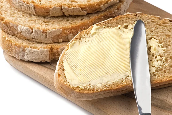 Chleb i masło — Zdjęcie stockowe