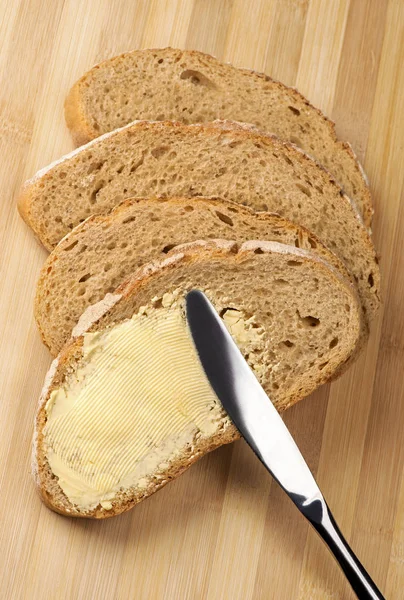 Ψωμί και βούτυρο — Φωτογραφία Αρχείου
