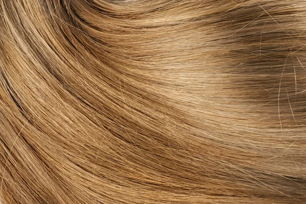Hosszú szőke emberi fényes haj — Stock Fotó