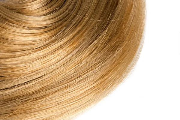 Блондинка людське блискуче волосся — стокове фото