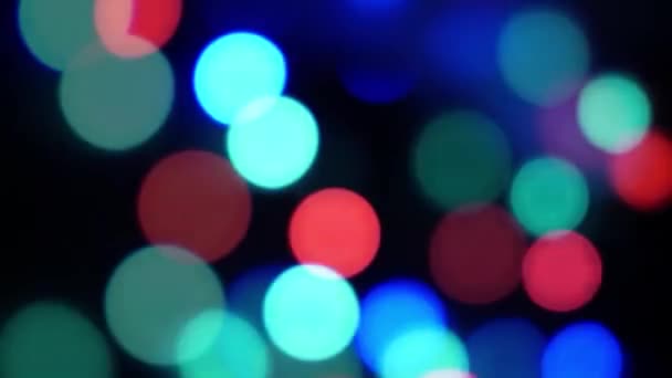 abstrait brouillé lumières de Noël fond Bokeh 