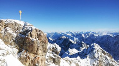 Zugspitze - the top of Germany clipart