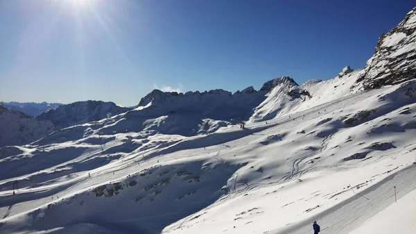 Zugspitze - upp i Tyskland — Stockfoto