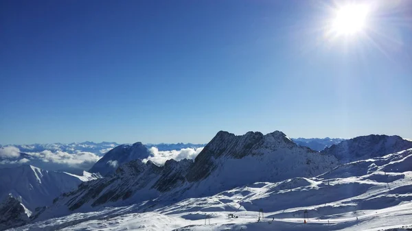 Zugspitze - top Niemcy — Zdjęcie stockowe