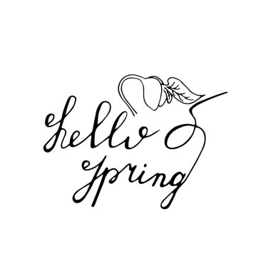 Merhaba bahar el yazı çekilmiş