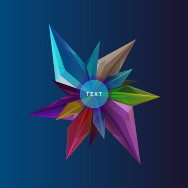 soyut kristal arka plan. 