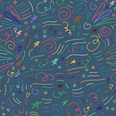 Parti soyut vektör desen. 