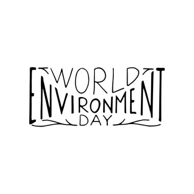 Dünya Çevre Günü el yazı. 