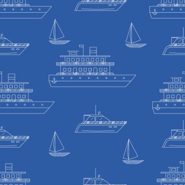 Su taşıma vektör seamless modeli. 