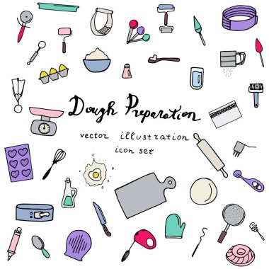 Pişirme vektör toplama.