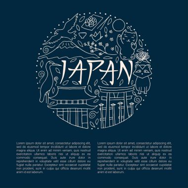 Japonya ana sembollerinden daire şeklinde. 