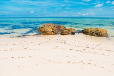 Güzel tropikal vahşi Beach'te Phu Quoc Adası