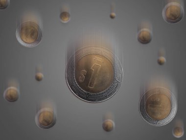 Meksika peso jeton düşme.