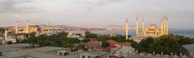 İstanbul 'un panoramik manzarası, hindi
