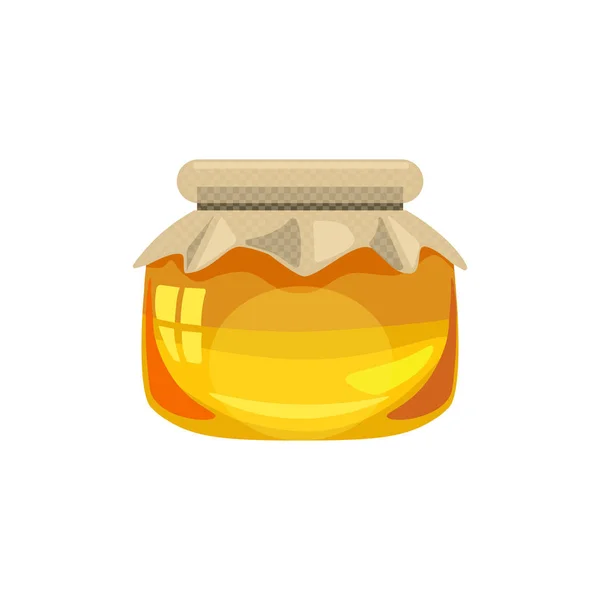 蜂蜜瓶 — 图库矢量图片