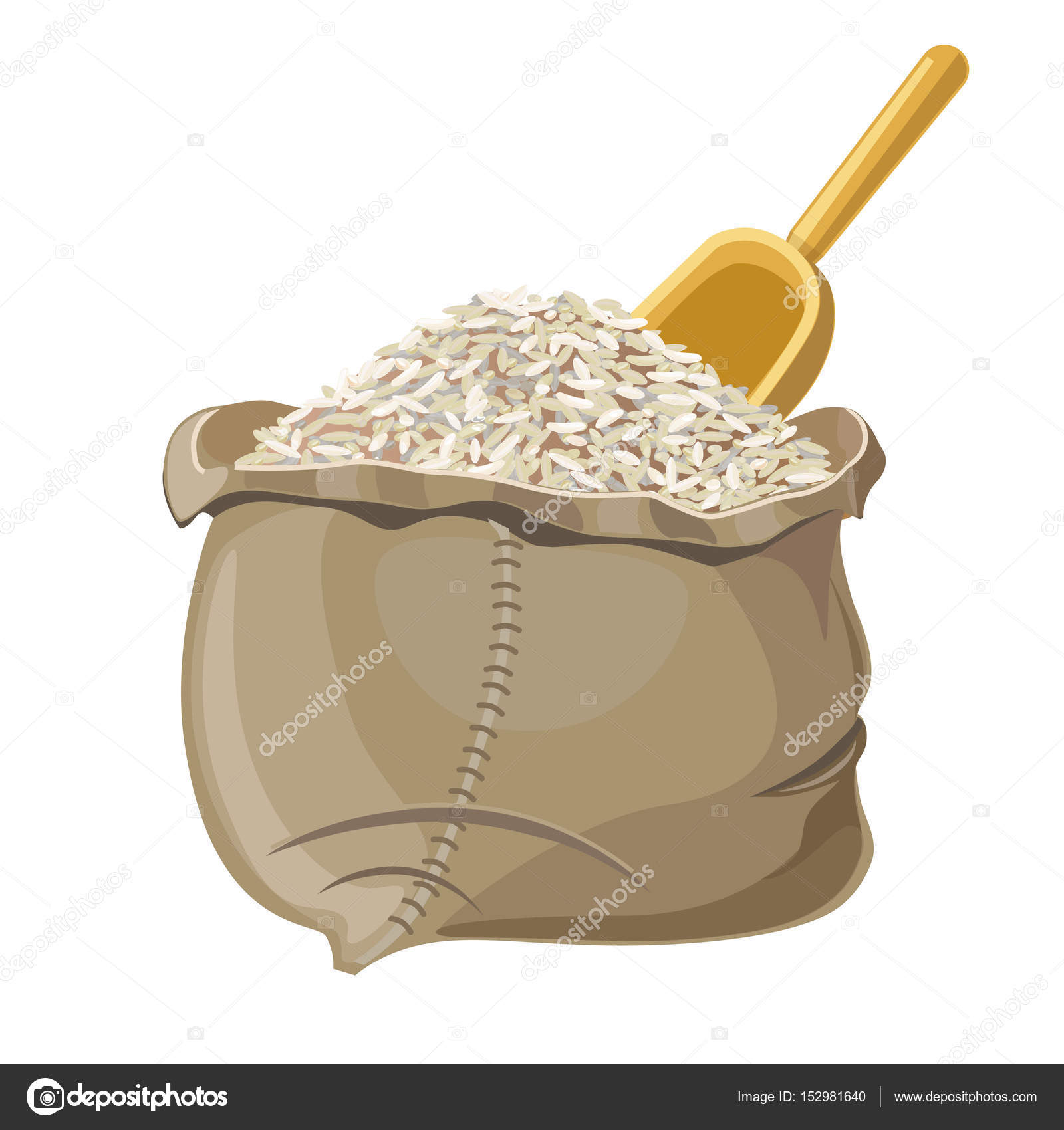 Bolsa de Tela pequeña para el arroz