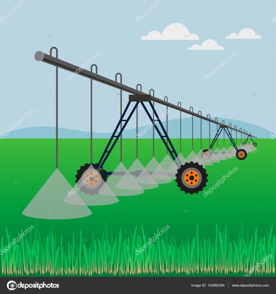 Center Pivot Irrigation Stock Vector Royalty Free Vector Image By C Newgena 152982384