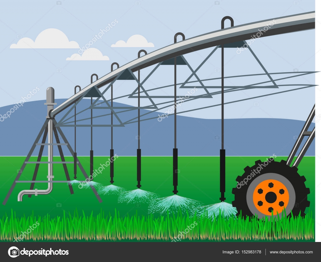 Irrigation Pivot Clip Art