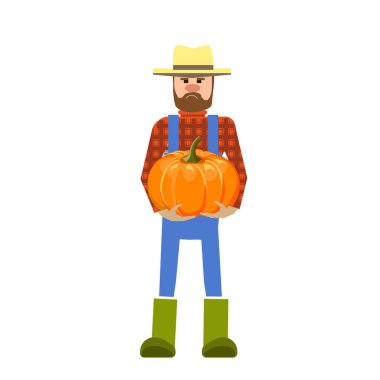 Balkabaklı çiftçi