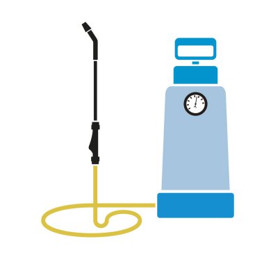 Bahçe püskürtücü illüstrasyon