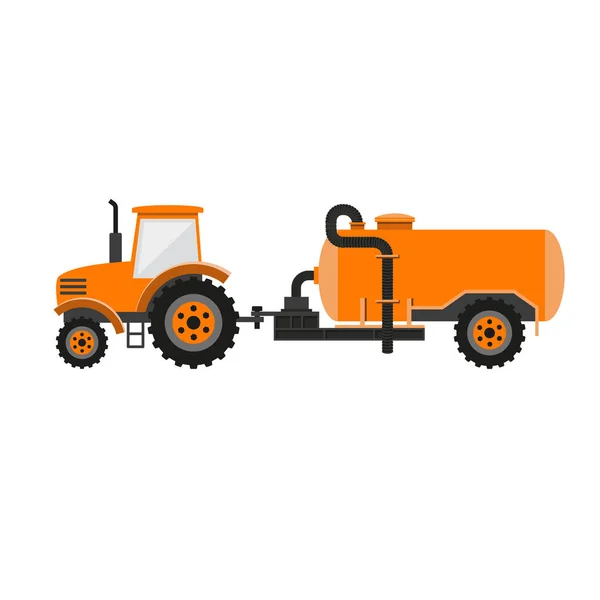 Agricultural machinery vector — Stock Vector