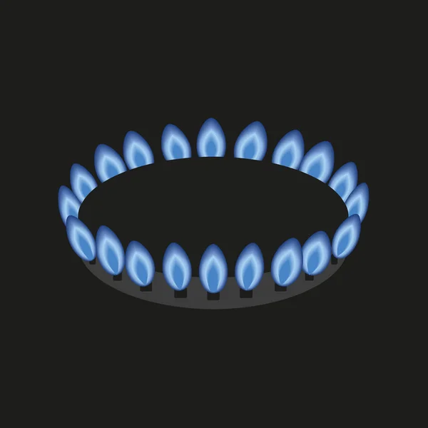 Palniki gazowe wektor — Wektor stockowy