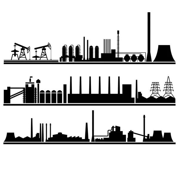 Icono de plantas industriales — Vector de stock