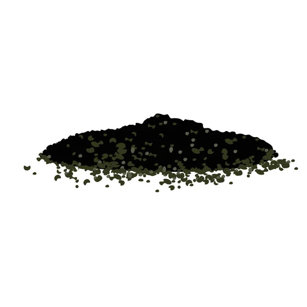 Pile of ground vector — Stock Vector