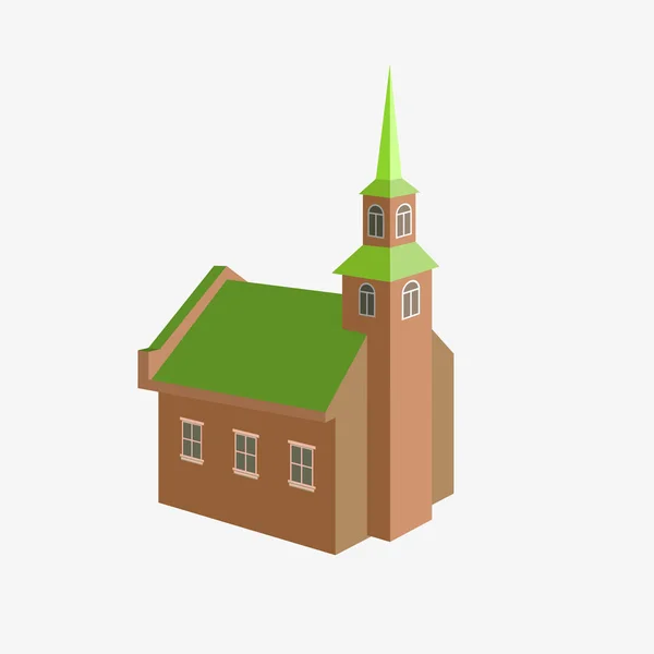 Iglesia Católica vector — Vector de stock