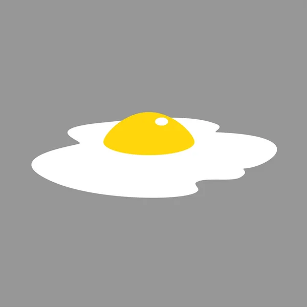 Fried egg vector — Stock Vector