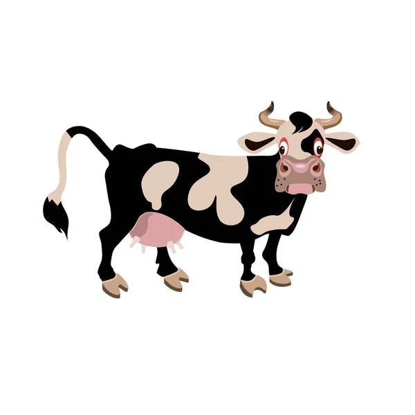 Cartoon cow vector — Stock Vector