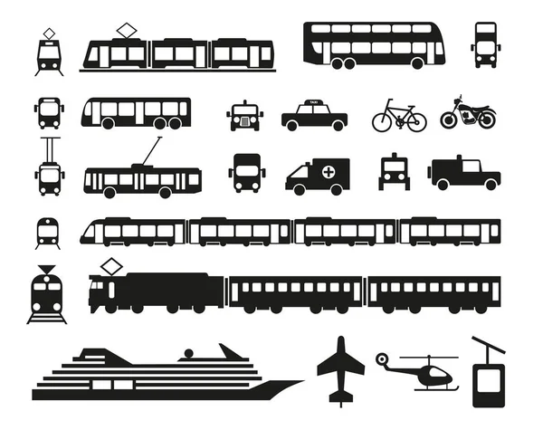 Transport wektor ikony — Wektor stockowy