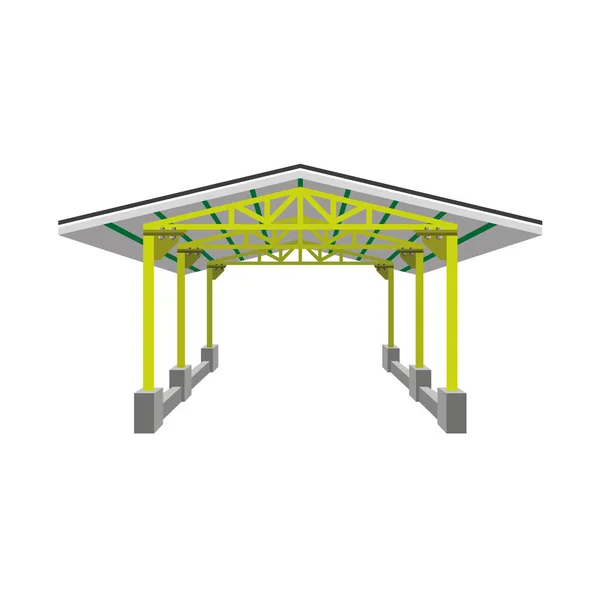 Vetor de dossel industrial — Vetor de Stock