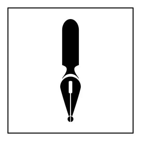 Εικονίδιο της πένας του φορέα — Διανυσματικό Αρχείο
