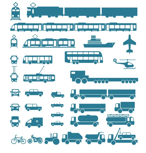 Collecte de transport urbain — Image vectorielle