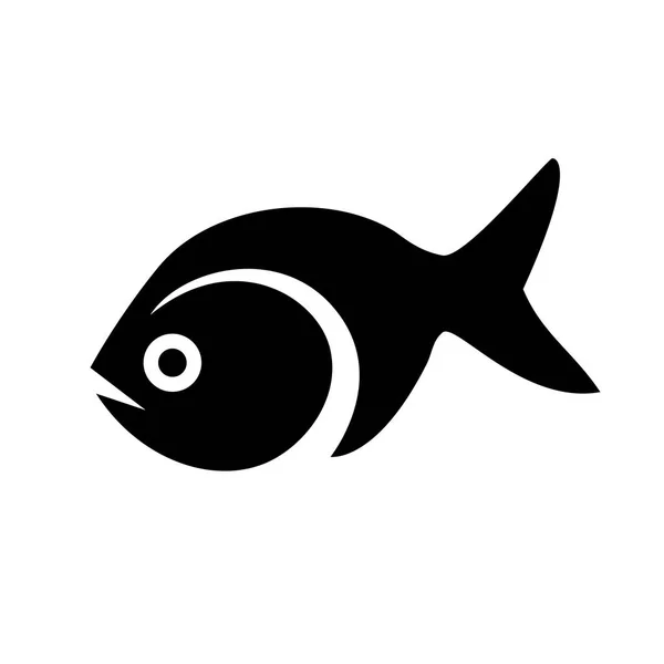 Fischvektorsymbol — Stockvektor