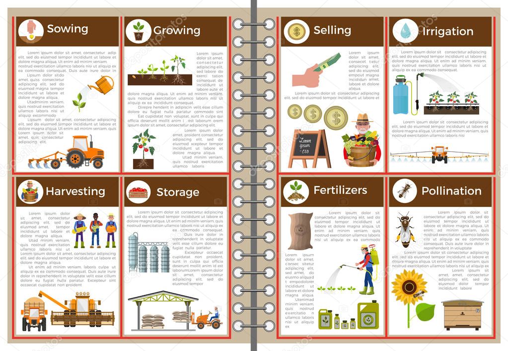 Agricultural practices vector