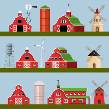 Çiftlik binaları kümesi