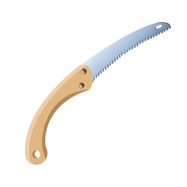 Bahçe demir testeresi vektör