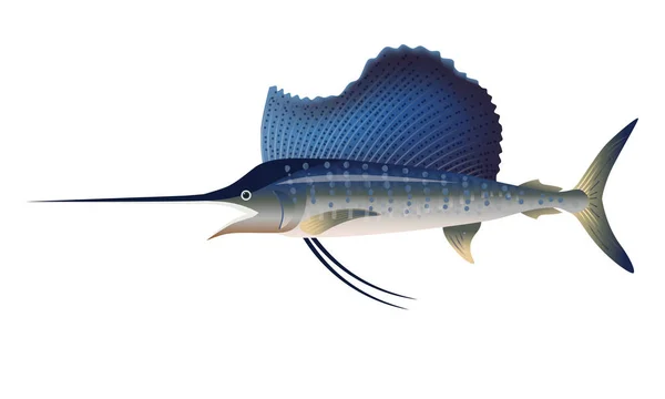 Ilustração do vector Peixe-Marinho — Vetor de Stock
