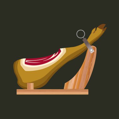 Jamon jamonera üzerinde