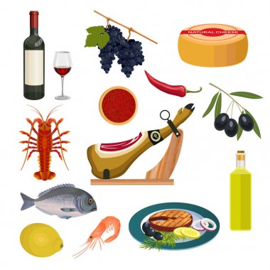 İspanya mutfağı seti