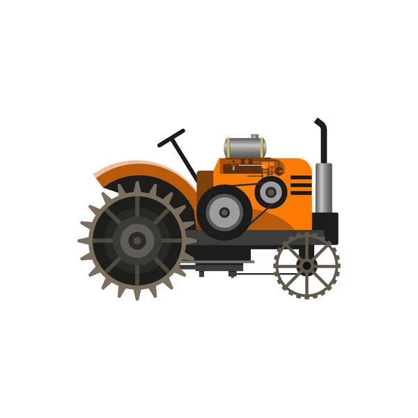 Oldtimer-Traktor — Stockvektor