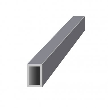 Steel hollow rectangular clipart