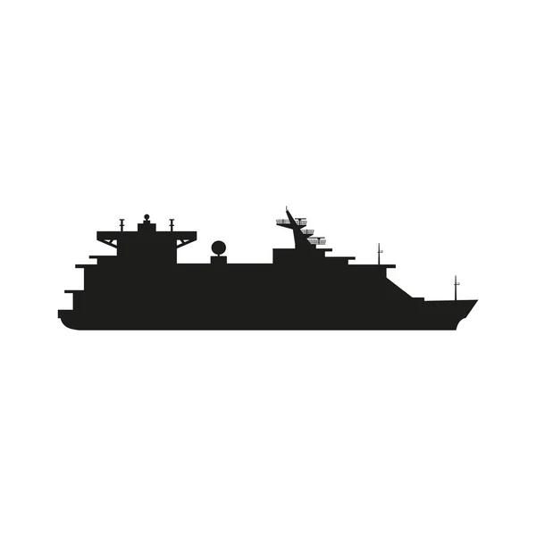 Crucero grande, imagen vectorial en estilo plano — Vector de stock