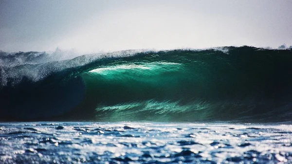 Rottura surf onda oceanica — Foto Stock