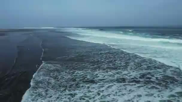 Vista Aérea Arriba Hacia Abajo Desde Gran Altitud Textura Verde — Vídeo de stock