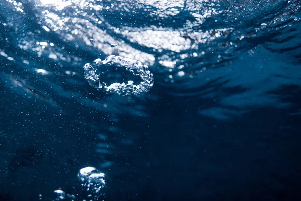 Vista Primer Plano Del Fondo Agua Piscina —  Fotos de Stock