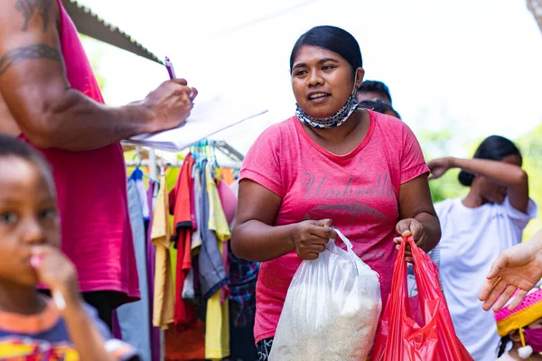 Bali Indonesien April 2020 Humanitärt Bistånd Pandemi Bali Indonesien — Stockfoto