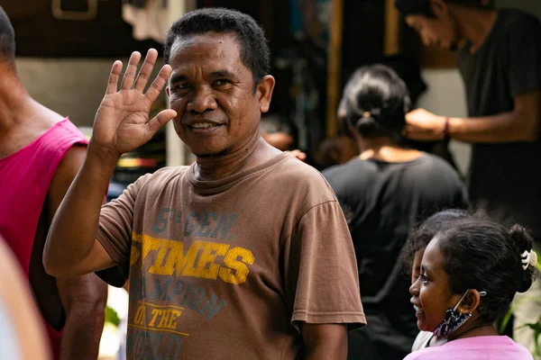 Bali Indonésia Abril 2020 Assistência Humanitária Durante Uma Pandemia Bali — Fotografia de Stock